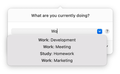 Screenshot sampling dialog